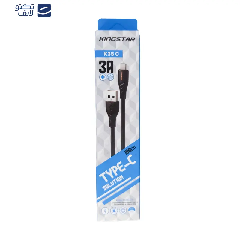 کابل تبدیل USB-C کینگ استار مدل K35C طول 1 متر