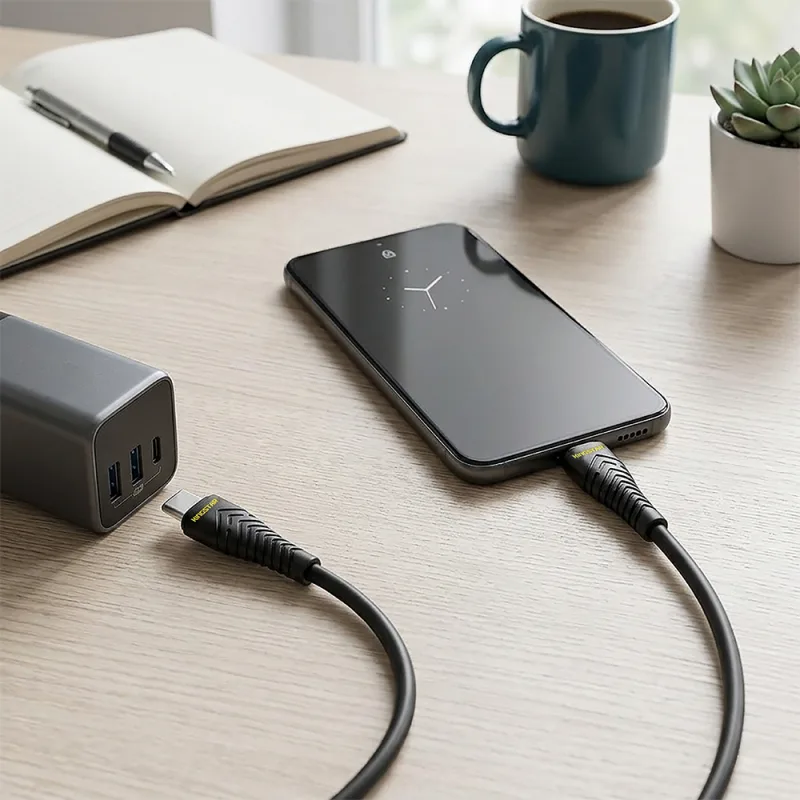 کابل تبدیل USB-C کینگ استار مدل K44C طول 1 متر