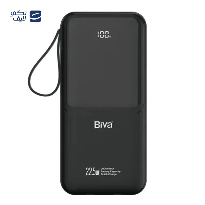 پاوربانک بیوا مدل BP-086 ظرفیت 20000 میلی آمپر ساعت
