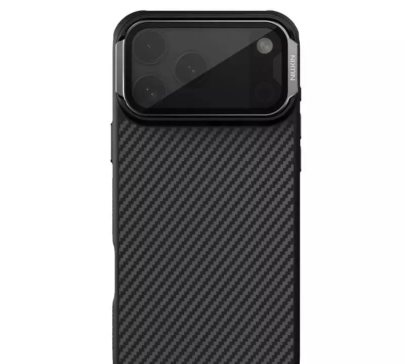 کاور نیلکین مدل CarboProp Magnetic MagSafe Transparent Lens مناسب برای گوشی موبایل اپل iPhone 17 Pro Max