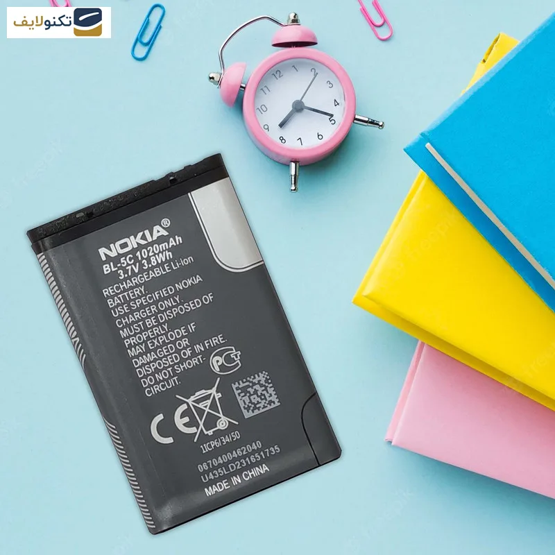 باتری موبایل نوکیا مدل BL-5C مناسب برای گوشی موبایل نوکیا BL-5C
