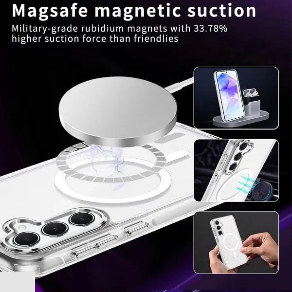 کاور گوشی موبایل مدل Clear_Magsafe مناسب سامسونگ Galaxy A35