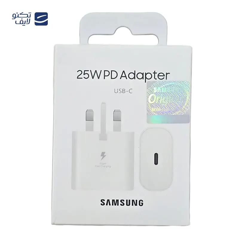 شارژر دیواری سامسونگ 25 وات مدل EP-TA800 سه پین - Original
