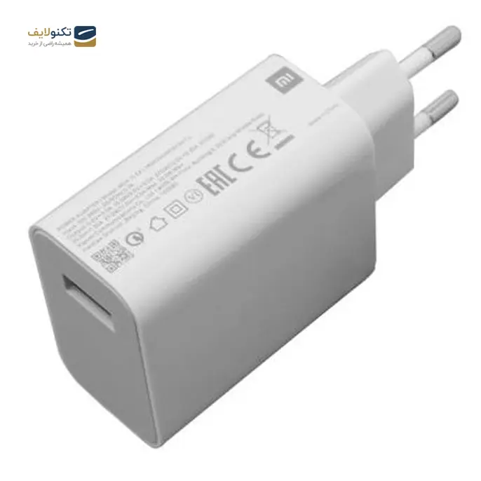 آداپتور شارژ اصلی بدون تبدیل شیائومی 5 ولت 3 آمپر - توان 33 وات
