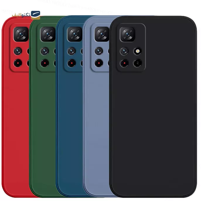 کاور سیلیکونی محافظ لنز دار مناسب برای گوشی موبایل شیائومی مدل Redmi Note 11 Pro Plus 5G