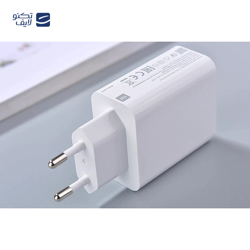 شارژر دیواری شیائومی مدل MDY-11-EZ توان 33 وات همراه با کابل تایپ سی
