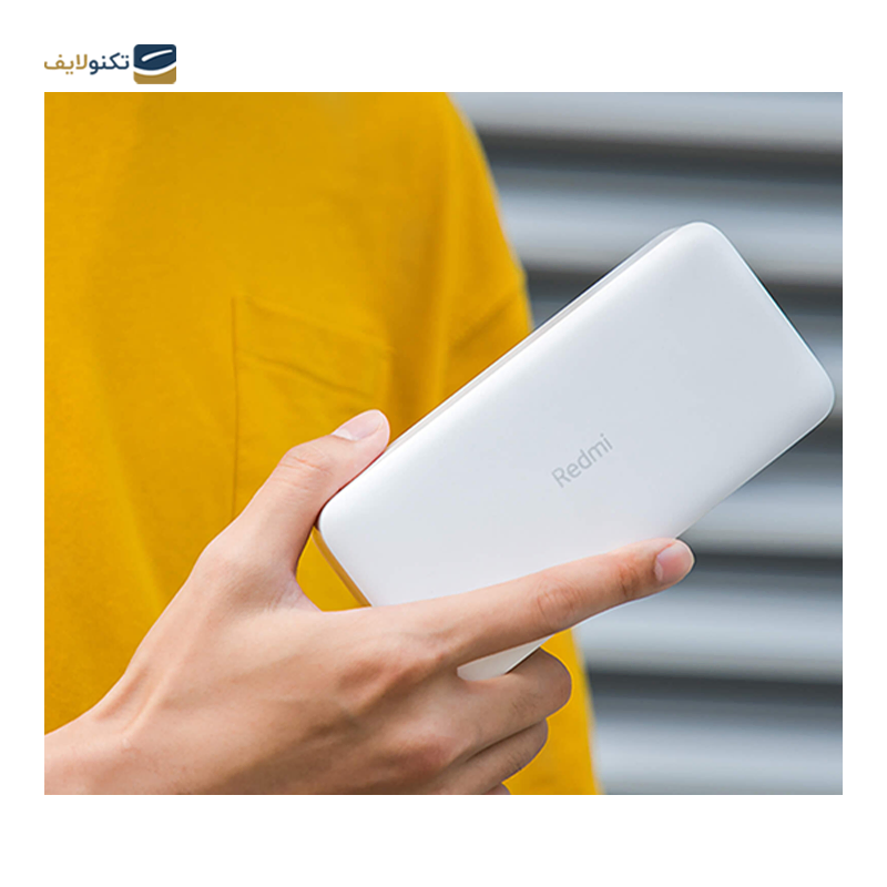 پاوربانک مدل Redmi PB200LZM ظرفیت 20000 میلی آمپر ساعت به همراه کابل microUSB طرح شیائومی